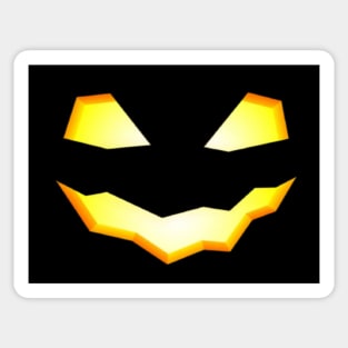 halloween pumpkin face Sticker